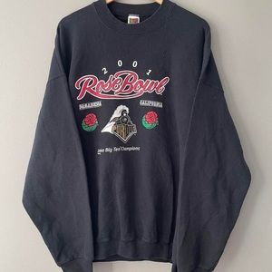 Vintage y2k Rose Bowl Crewneck Sweatshirt